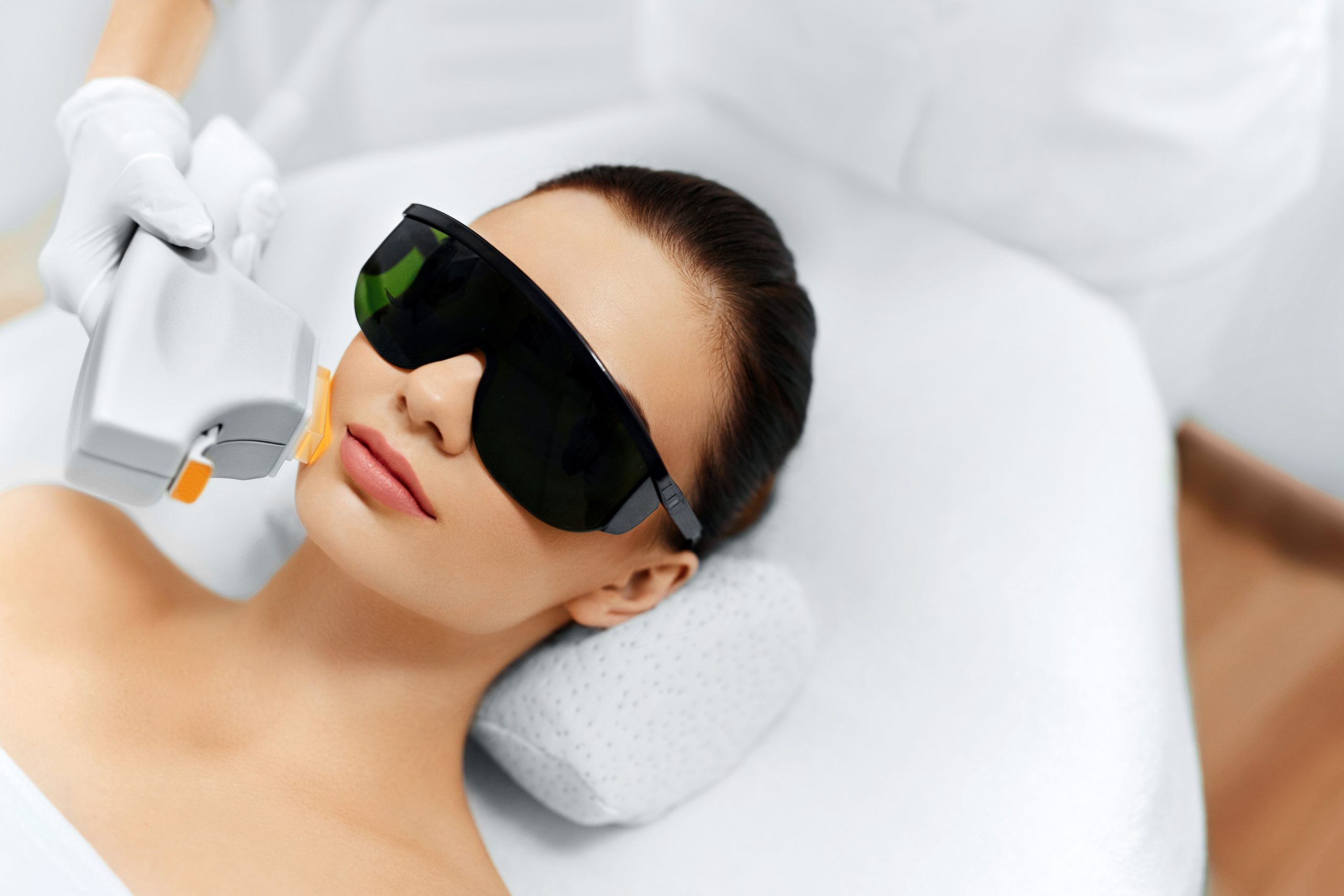 Skin Care. Face Beauty Treatment. IPL. Photo Facial Therapy. Ant